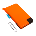 Batterie externe Pebble Pokket 1000mAh taille micro porte-clés - Orange