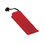 Batterie externe Pebble Pokket 1000mAh de taille micro porte-clés - Rouge